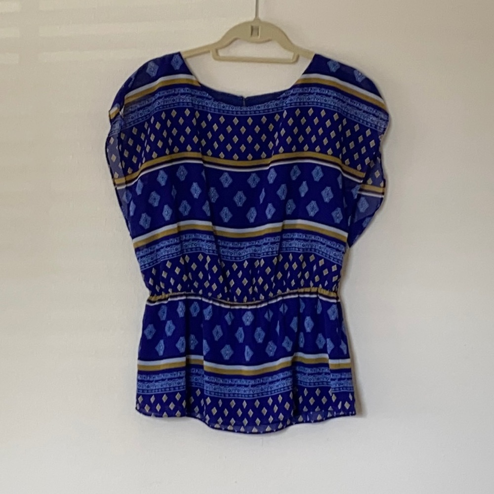 Banana Republic Blue Blouse - Size L